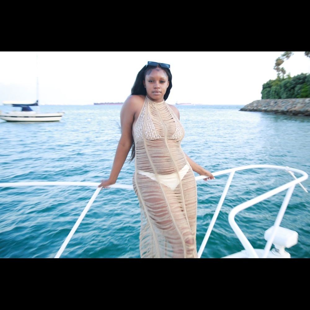 Swim cover up but could be worn as a dress